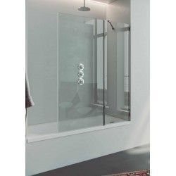 Mampara Bañera Fijo + Abatible con Anti-cal Spl