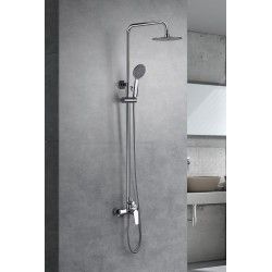 CONJUNTO DUCHA BÉLGICA MONOMANDO CROMO