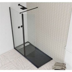 Combi Ducha Fijo + Abatible 40cm Antical. Negro