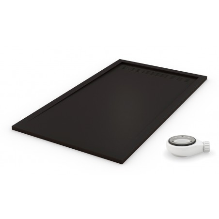 plato de ducha negro rejilla color negro