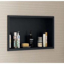 Hornacina de solid surface negra
