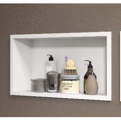 Hornacina de solid surface blanca