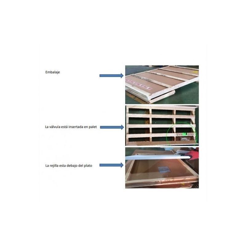 embalaje platos de ducha