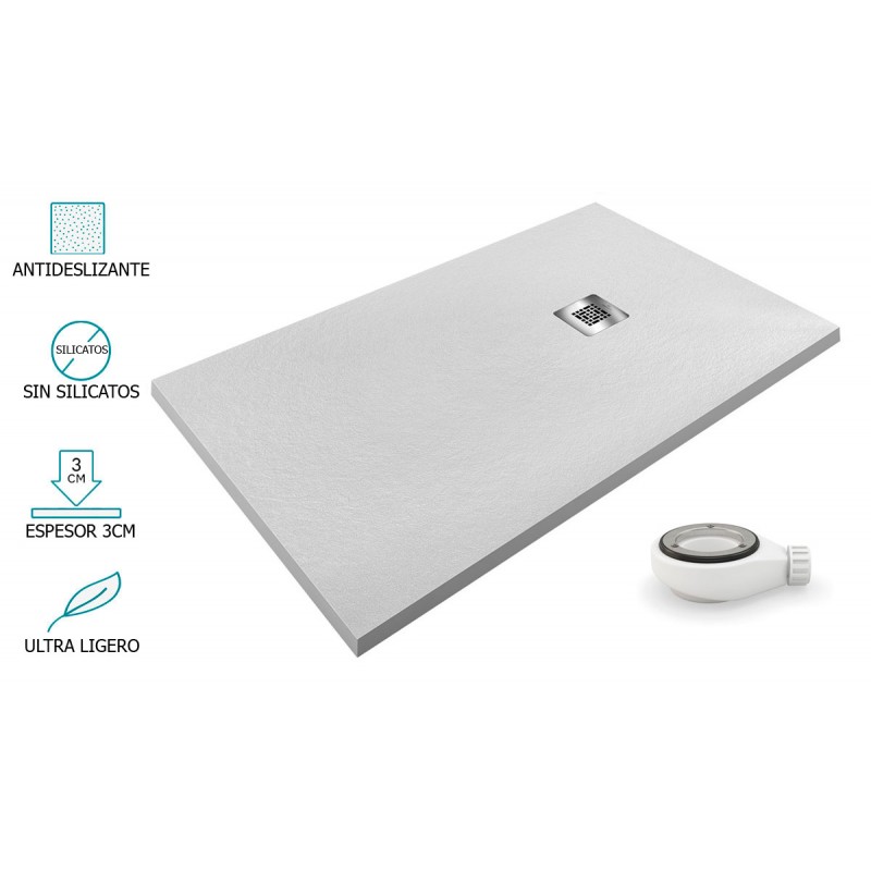 Plato de ducha Gris AIRSTONE