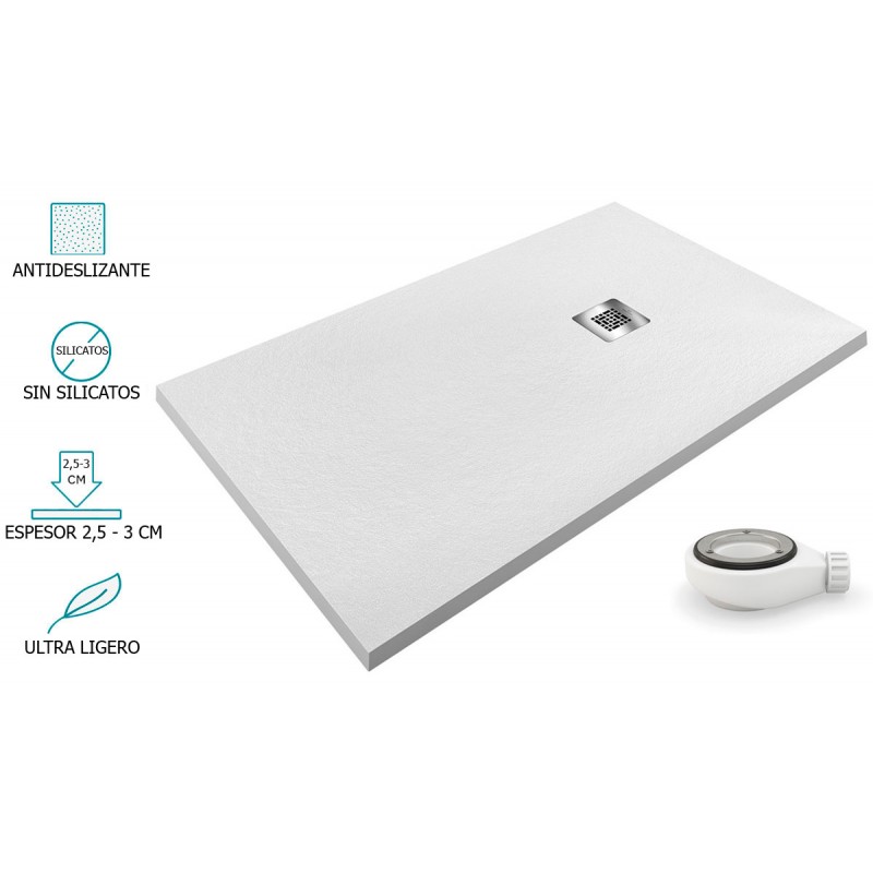 plato de ducha blanco ARISTONE ligero
