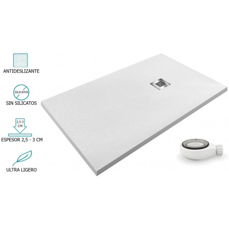 plato de ducha blanco ARISTONE ligero