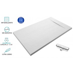 Plato de ducha blanco NILO