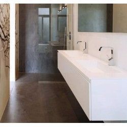 Encimera Formas + 2 Lavabo  Solid Surface